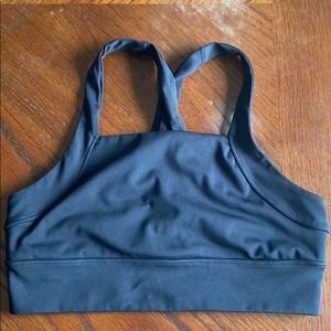 Free People black halter sports bra size M